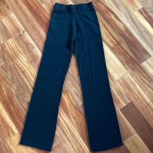Womens XS black knit leggings
